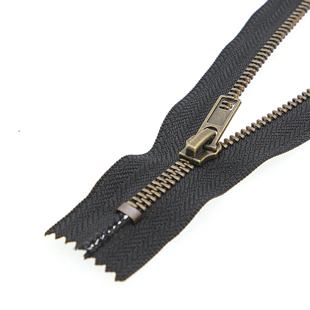 3 metal zipper 9 inch black zipper2