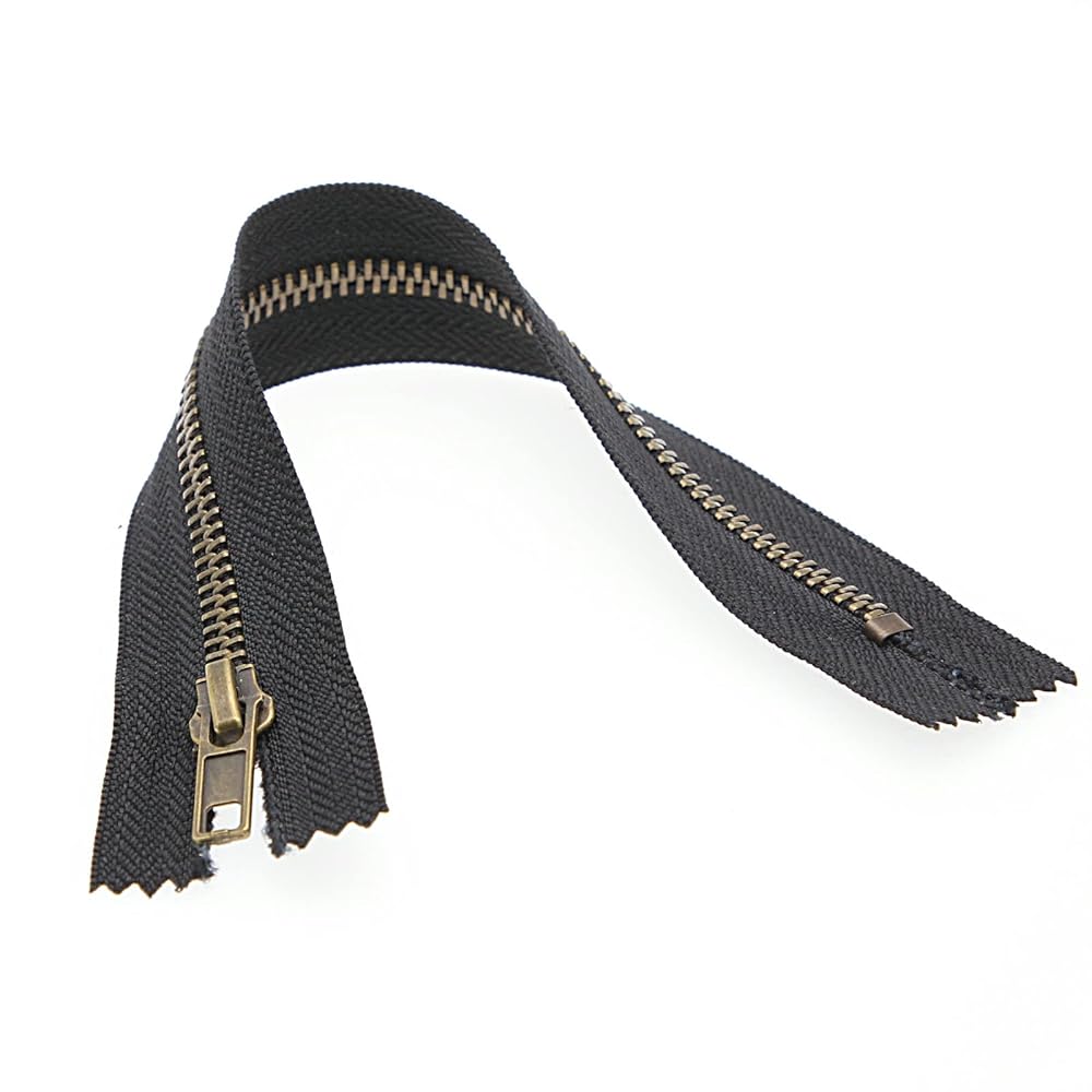 3 metal zipper 9 inch black zipper4