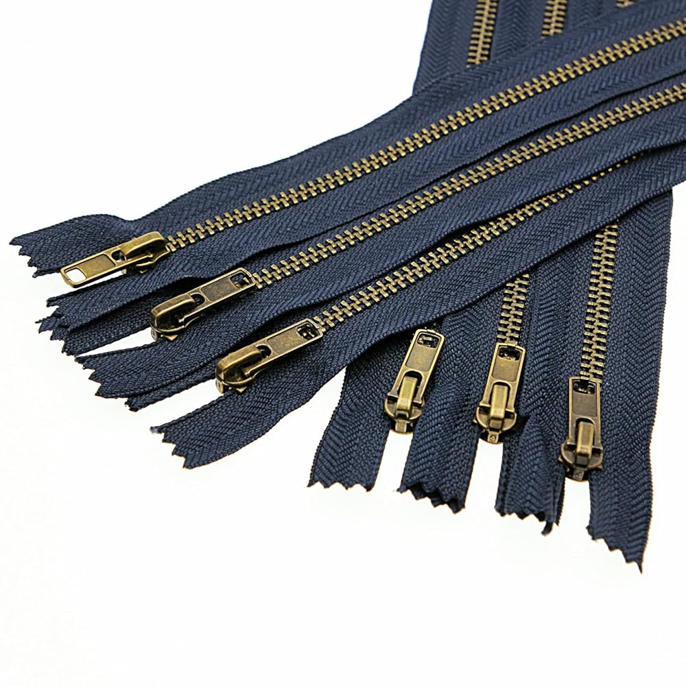 4 6 inch metal zipper close end zipper2
