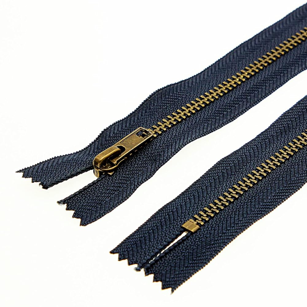 4 6 inch metal zipper close end zipper3