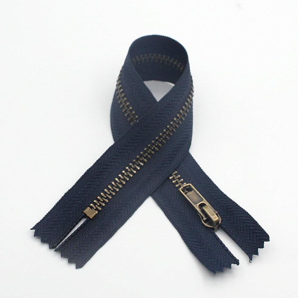 4 6 inch metal zipper close end zipper4