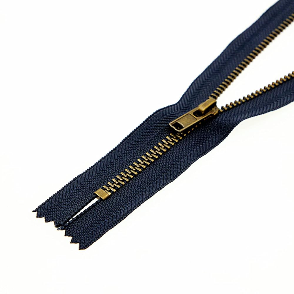 4 6 inch metal zipper close end zipper5
