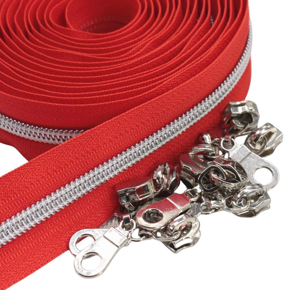 5 silver metallic nylon coil 3