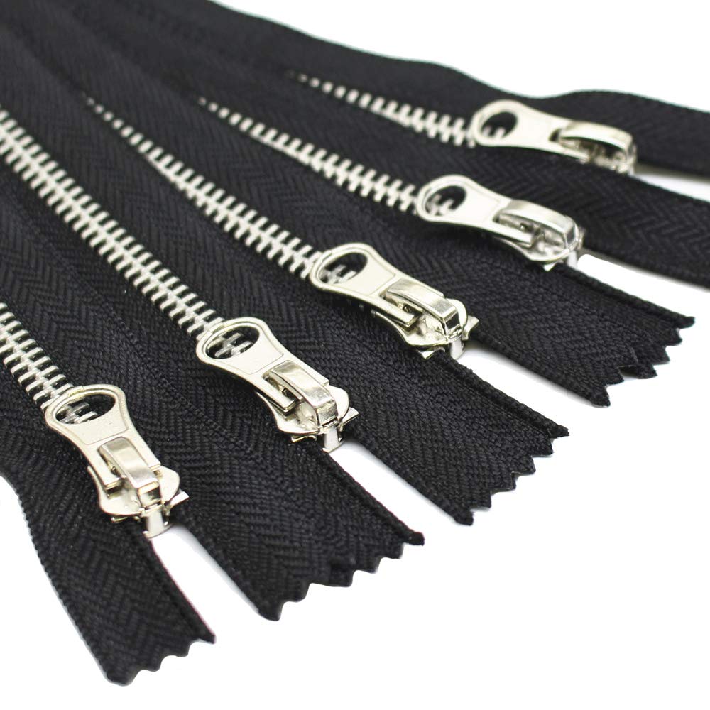 5 Metal Zipper Close End
