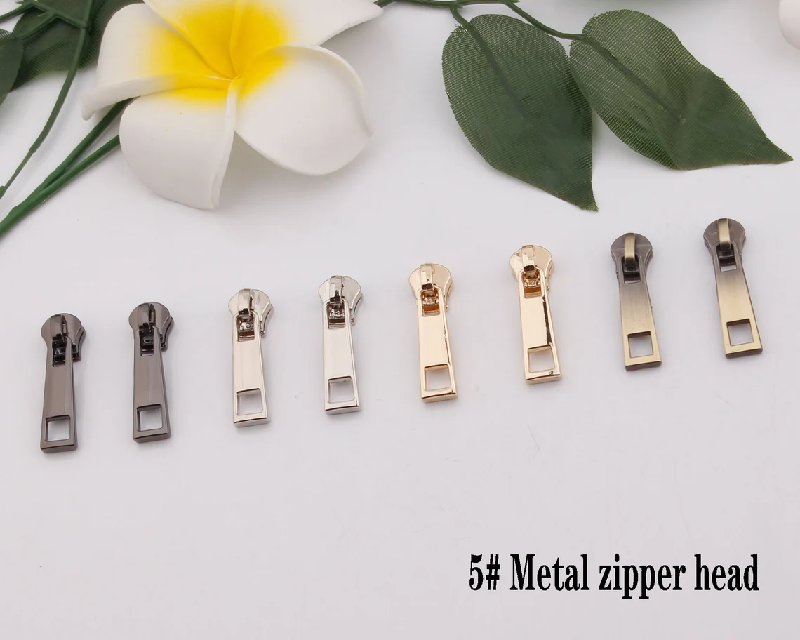 #5 zipper slider head for metal zipper
