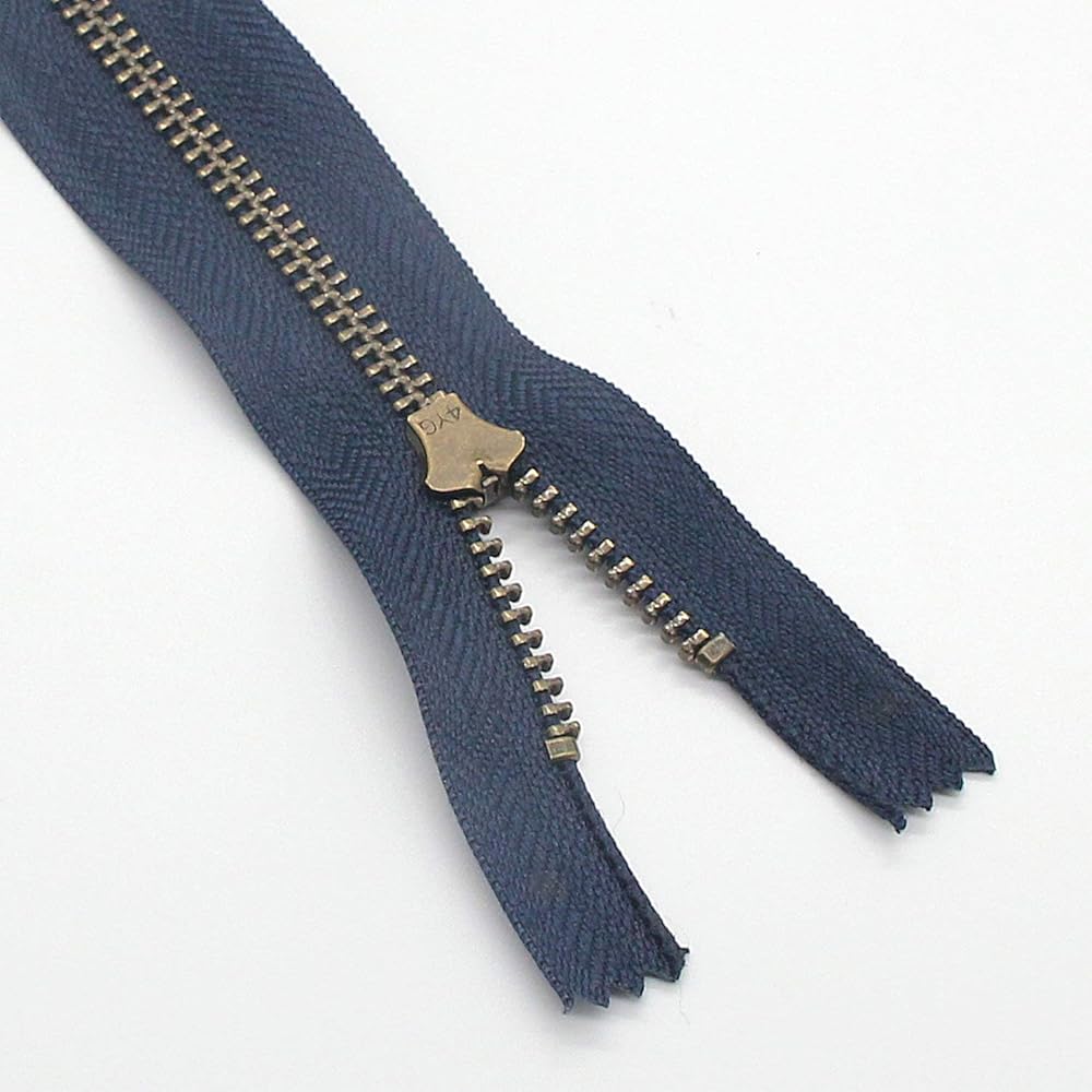 #4 Black Brass Metal Zippers
