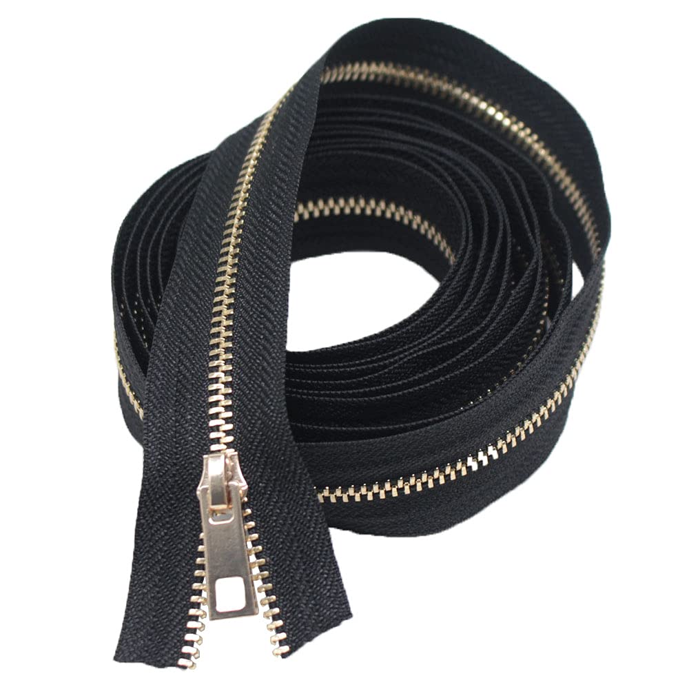 #3 Zipper by The Yard Black Long Zipper