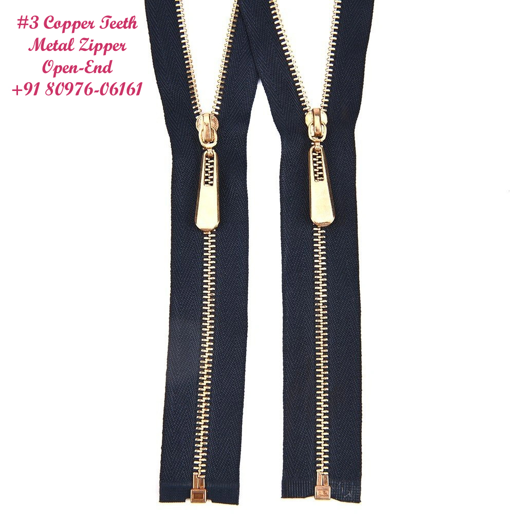 Metal Zipper Open End