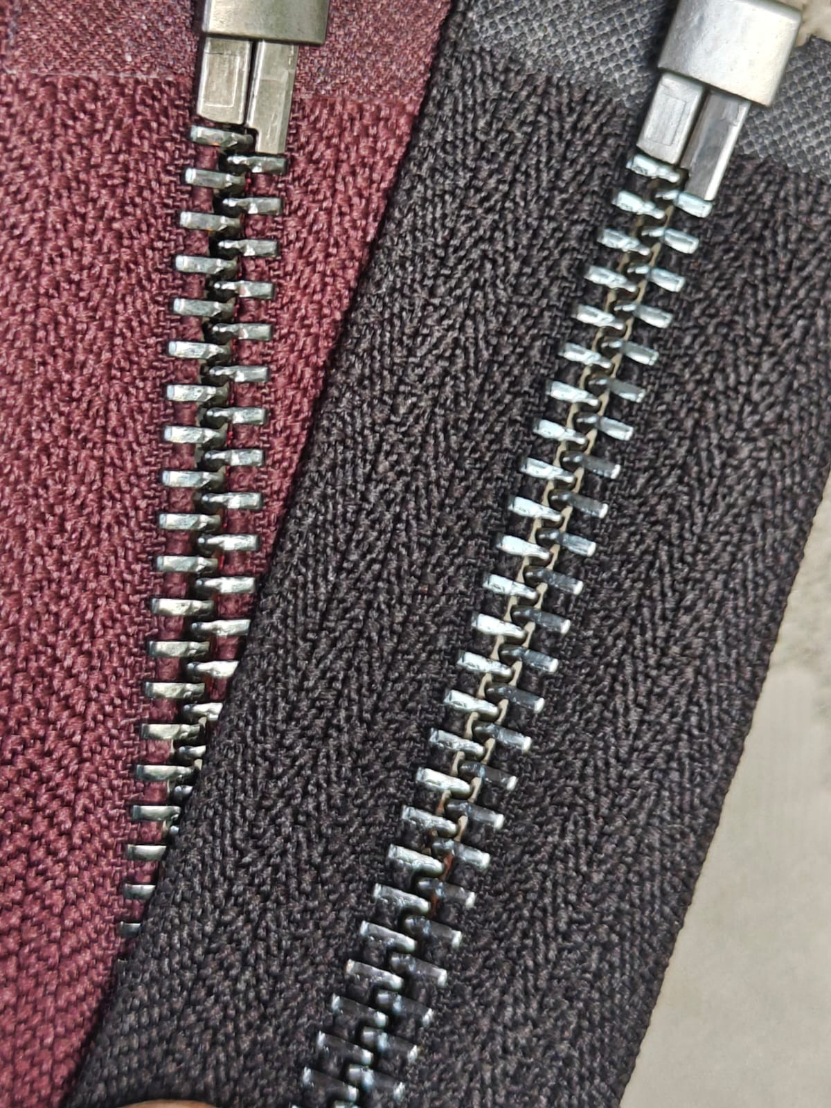 Metal Brass Zipper Open End