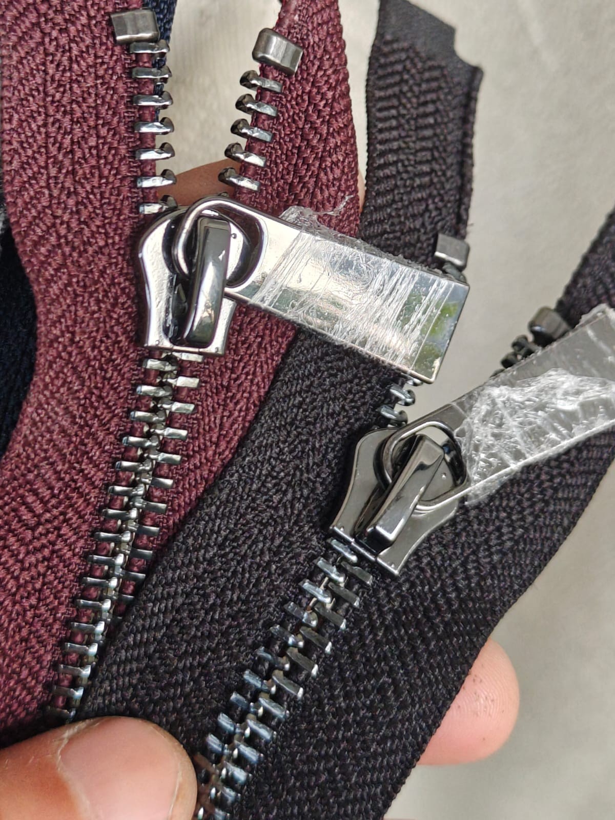 Metal Brass Zipper Open End2