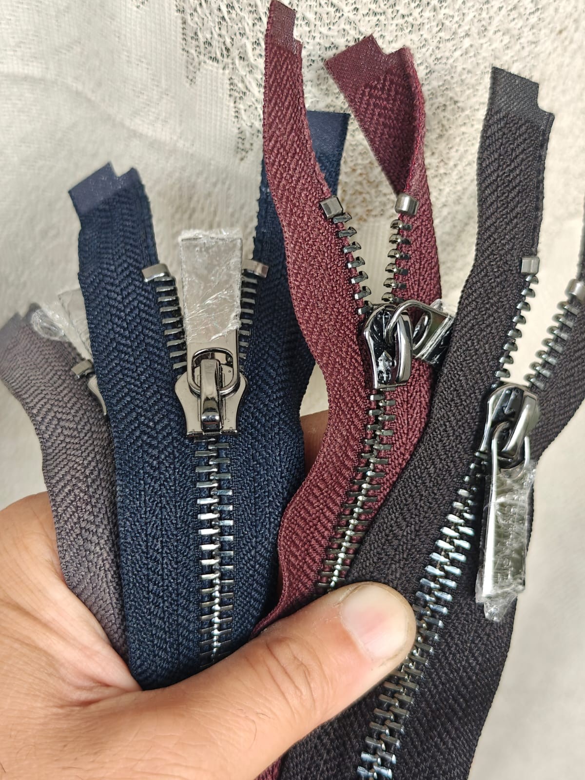 Metal Brass Zipper Open End3